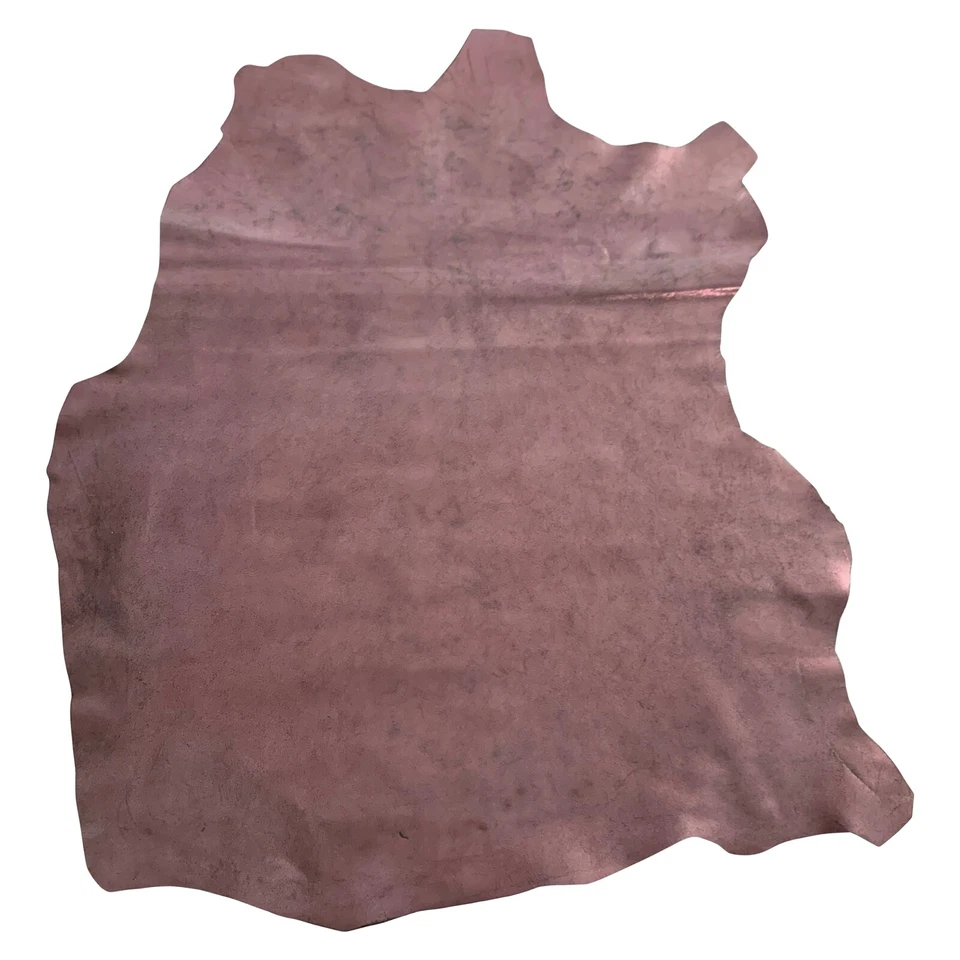 Purple Genuine Leather Hides Goatskin Upholstery Material Thin Crafting Fabric - Image 3 of 4