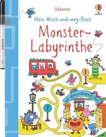 Mein Wisch-und-weg-Buch: Monster-Labyrinthe: mit abwisch... | Buch | Zustand gut