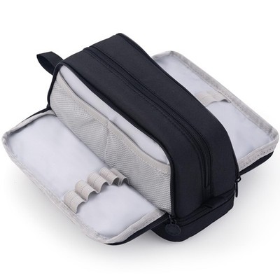Large Capacity Pen Pencil Case with 4 Compartments, Multi-Slot Pencil Pouch B...