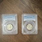 Washington Silver Quarters 1953 PR66 Proof & 1964 MS66 PCGS Certified Unc 25C