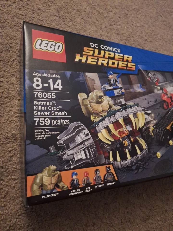 LEGO: Superheroes Batman: Killer Croc Sewer Smash (76055) DC Comics Sealed Misb - Image 2 of 4