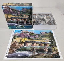 Ceaco - Ted Blaylock - Western Bound - 750 Piece Jigsaw Puzzle Train Mountain 