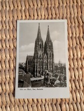 Alte Postkarte Kölner Dom Westseite   Echt F...