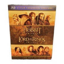 Hobbit Lord of the Rings Blu-ray Box Set Widescreen Peter