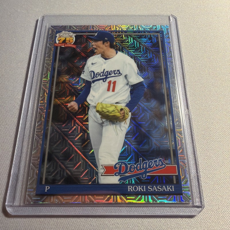 2026 Topps Series 2 Roki Sasaki Mojo Refractor 1991 Insert  #91C2-23 Dodgers