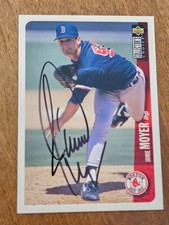1996 Upper Deck CC JAMIE MOYER Red SOX In-Person Signed  AUTO