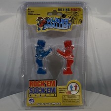 World's Smallest ROCK'EM SOCK'EM ROBOTS Boxing Miniature Pocket Sized Toy Mattel