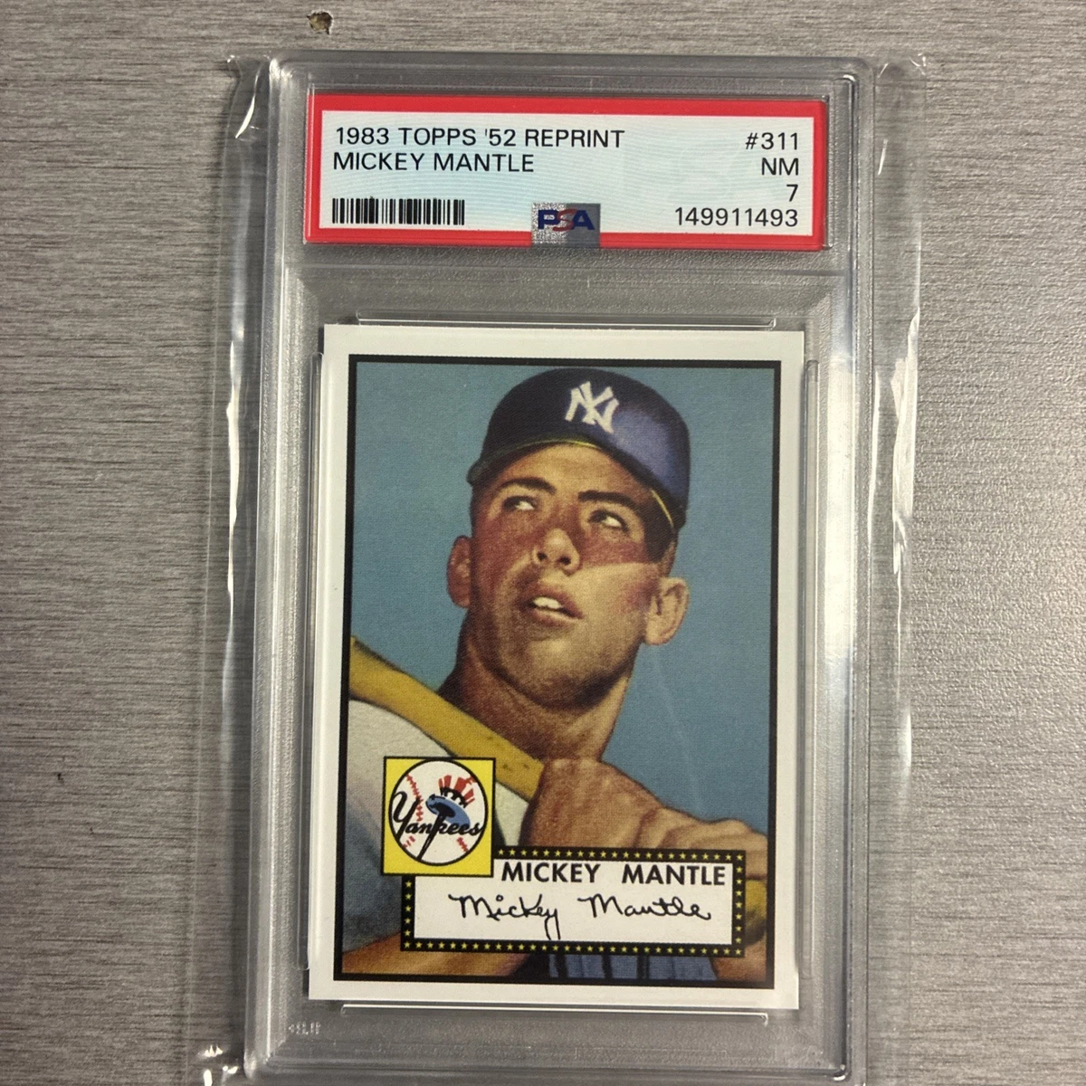 Mickey Mantle 7 Graded Baseball Sports Trading Cards & Accessories