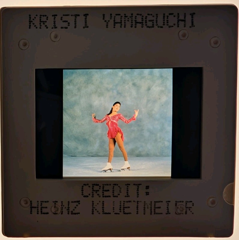 KRISTI YAMAGUCHI ORIG 35mm Color Slide A1067