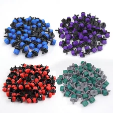 200Pcs  1/4" 360 Degree Adjustable Irrigation Drippers Sprinklers Emitters Drip