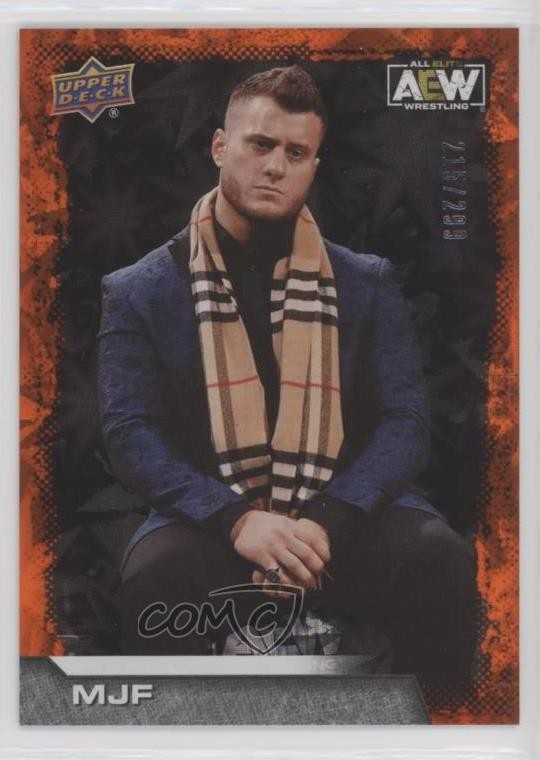 2022 Upper Deck AEW All Elite Wrestling Dynamite 215/299 MJF #3 0z8o
