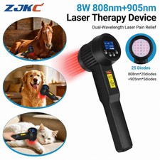 Class IV Cold Laser Therapy Device 8W 808nm 905nm for Pets Dog Cat Pain Otitis