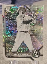 Erick Hernandez 2022 Bowman Chrome Black and White Mini Diamond Refractor #181