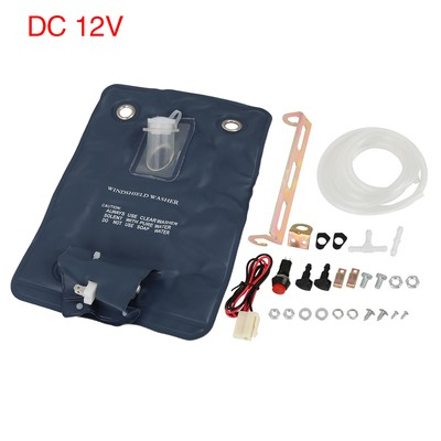 #ad #ad Plastic Automotive Universal Windscreen Washer Bottle Bag Kits with DC 12V Pump $18.89