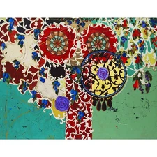 Succulent Eggplants - 40x50 Inch Rolled Canvas Wall Art Print