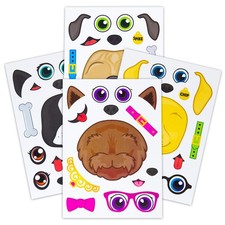 24 Make A Dog Stickers for Kids - Great for Birthday Party Favors - Fun Craft...