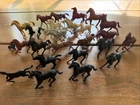 Vintage Mixed Lot of 24 Plastic Horses for Marx Fort Apache and other Playsets