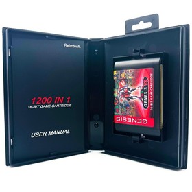 Retrotech Super 1200 in 1 V3 Pro Game Cartridge for Sega Genesis Console