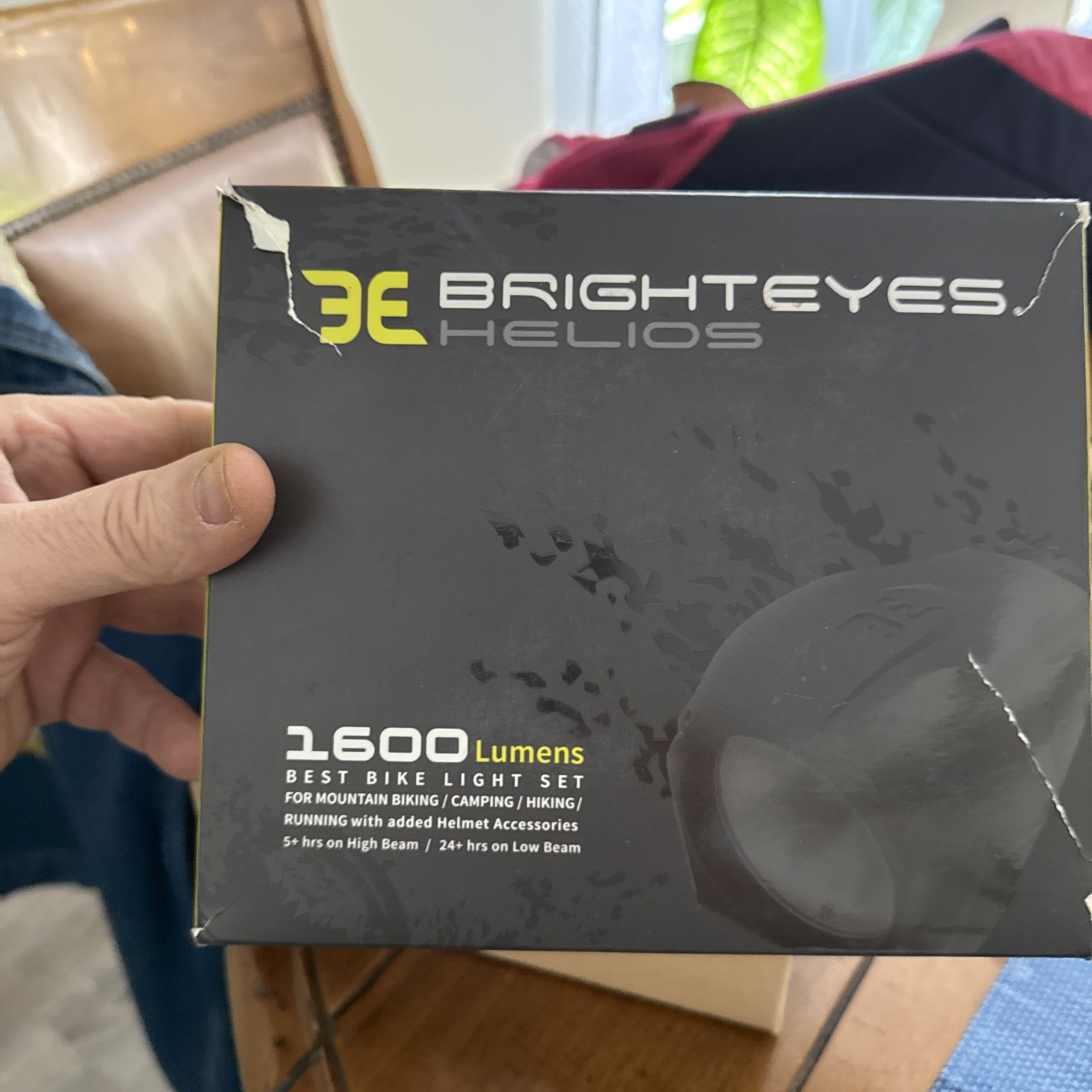 Bike Lights Helios Waterproof 1600 Lumen Rechargeable Mountain, Road Front Back