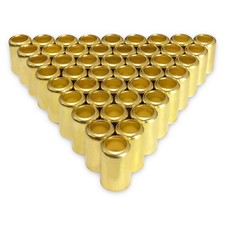 50PCS 7326 Brass Fitting Ferrules, 0.593in ID x 1in Long for Air, Torch, Acet...