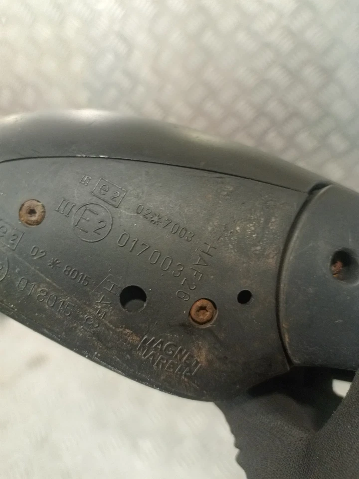 Peugeot 206 2004 espejo retrovisor lateral del conductor plateado 017003 #9 Foto 4 de 4