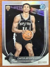 2025-26 Carter Bryant Bowman Chrome Rookie Refractor 51/499