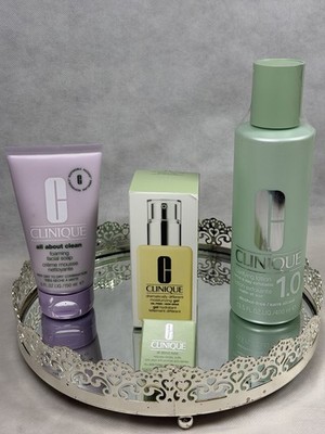 Clinique lot Includes Clarifying Lotion, All About Clean & All About Eye. ￼
