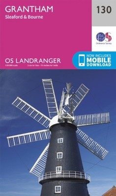LANDRANGER 130 GRANTHAM SLEAFORD BOURNE by Ordnance Survey Map Self Help