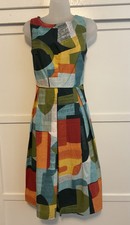 Multicolor Retro Dress