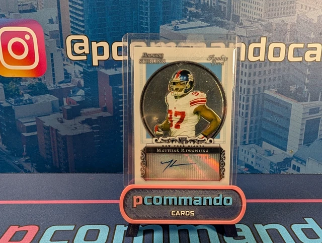 Bowman Sterling 2006 Mathias Kiwanuka Autograph Card 