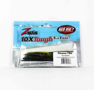 Zman Soft K�der Finesse TRD 2.75 Zoll 8/Pack Hot Snakes (3288)