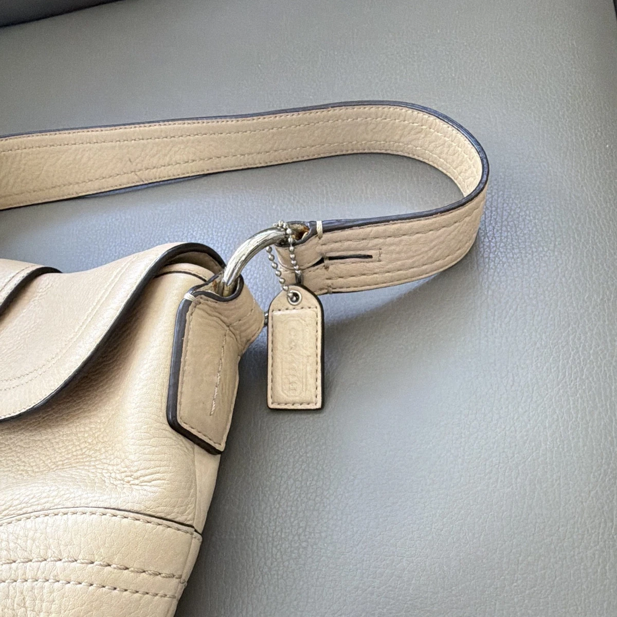 バッグ coach grunge shoulder bag beige silver Coach Shoulder Bag Silver Bags & Handbags for Women for sale | eBay