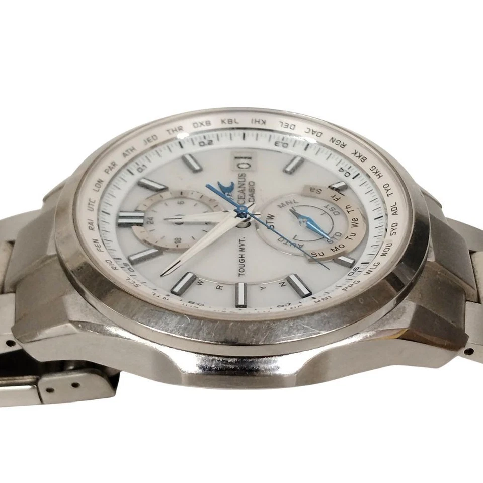 Мужские часы Casio Oceanus OCW-T2500 Solar радио подлинные роскошные часы - Изображение 4 из 4