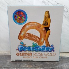 Pool Candy Inflatable Holographic Rose Gold G...
