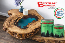 Kit A+B Resina Epossidica Trasparente Bicomponente Autolivellante