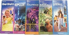 NEW 2025 Walt Disney World Theme Park Guide Maps 5 Current Maps Newest Available