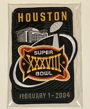 PATRIOTS SUPER BOWL XXXVIII 38 OFFICIAL PATCH ONLY WILLABEE & WARD BRADY 🔥