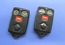 2x OEM TRW DODGE CHRYSLER REMOTE TRANSMITTER GQ43VT7T 56021903AA