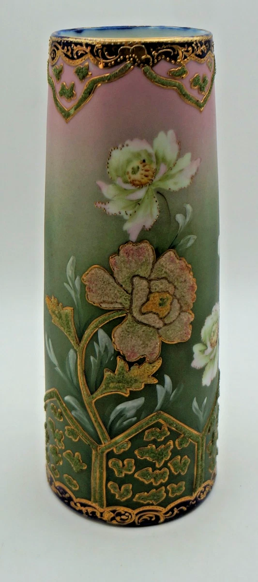 陶瓷多色1900-1940 年日本花瓶| eBay