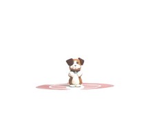 Littlest Pet Shop WINNING PUPS Brown White Moving Tail Ears Kenner 1992