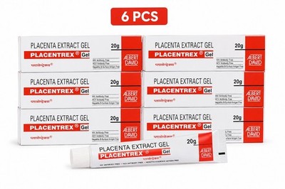Placenta Organic Herbals GEL 6 pack  FRESH NEW Official USA ANTI-AGING New