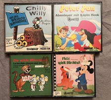 Vier schöne alte Super 8-Filme (Peter Pan, Pluto, Chilly Willy, Mäusejagd)