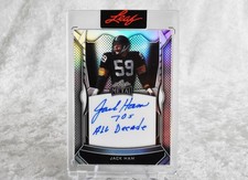 2025 Leaf Metal JACK HAM AUTO 🔥/10 Inscription “70’s All Decade” STEELERS HOFer