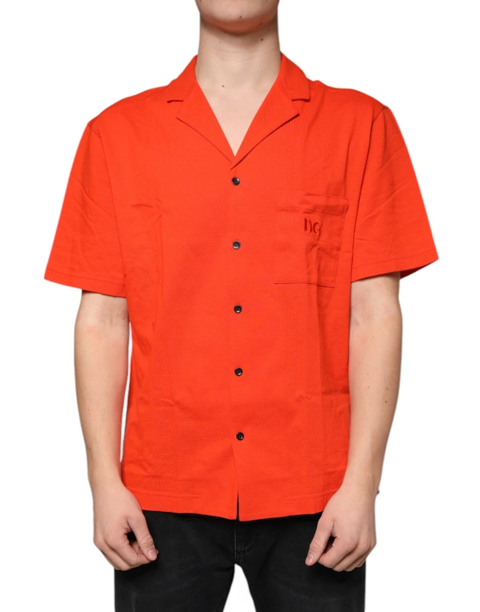 Dolce&Gabbana Orange Shirts for Men for sale | eBay