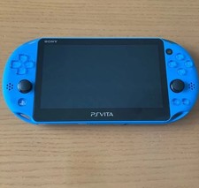 Sony PlayStation PS Vita PCH-2000 Slim Aqua Blue Model Excellent Condition