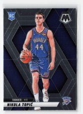 NIKOLA TOPIC #242 RC 2024-25 PANINI MOSAIC THUNDER