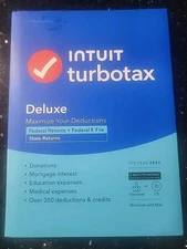 TurboTax Deluxe 2023 Tax Software, Federal Returns + Federal E-File (A244) NEW