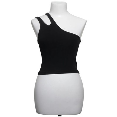 Zara, Crop Top, Größe: XS/S, Schwarz, Einfarbig, Damen #gRe
