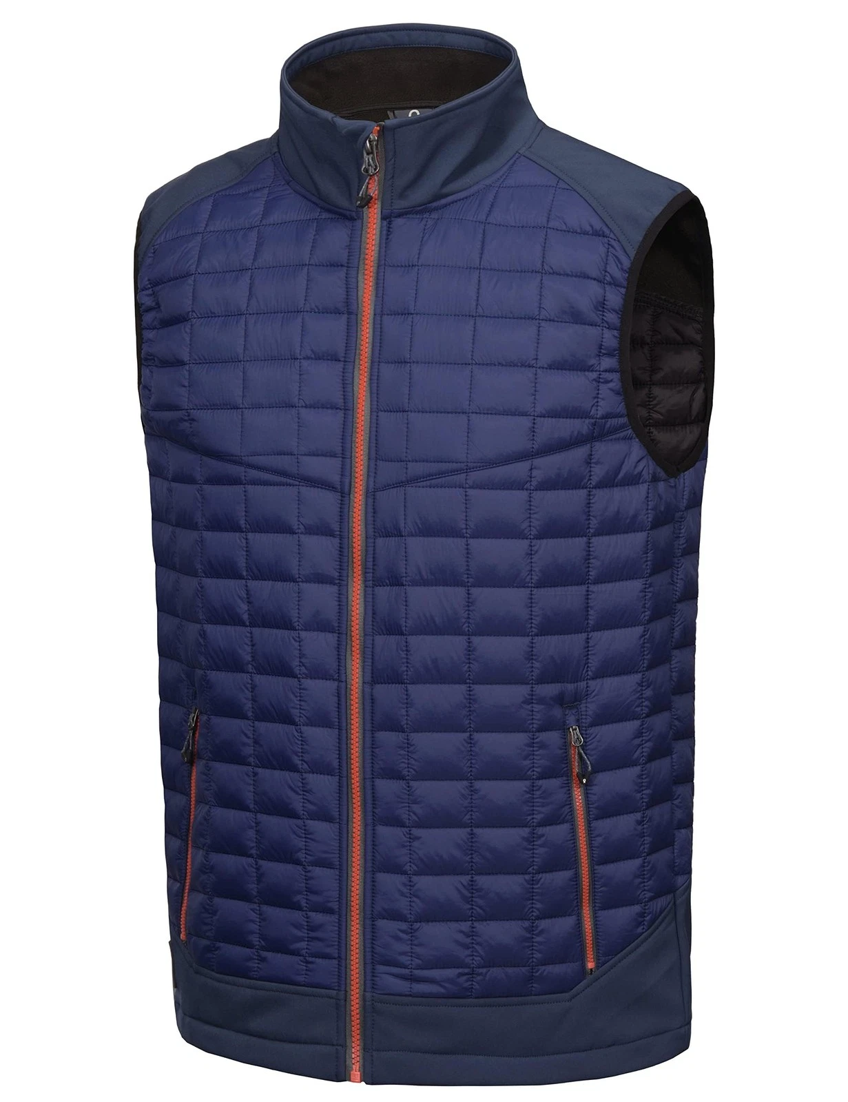Men’s Lightweight Puffer Vest, Warm Outdoor Sleeveless Jacket for Hiking Trav...