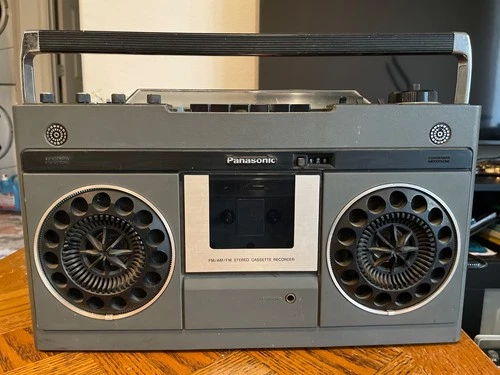 Vintage Panasonic RS-466S Boombox FM/AM Radio Stereo Cassette Recorder – Radio W